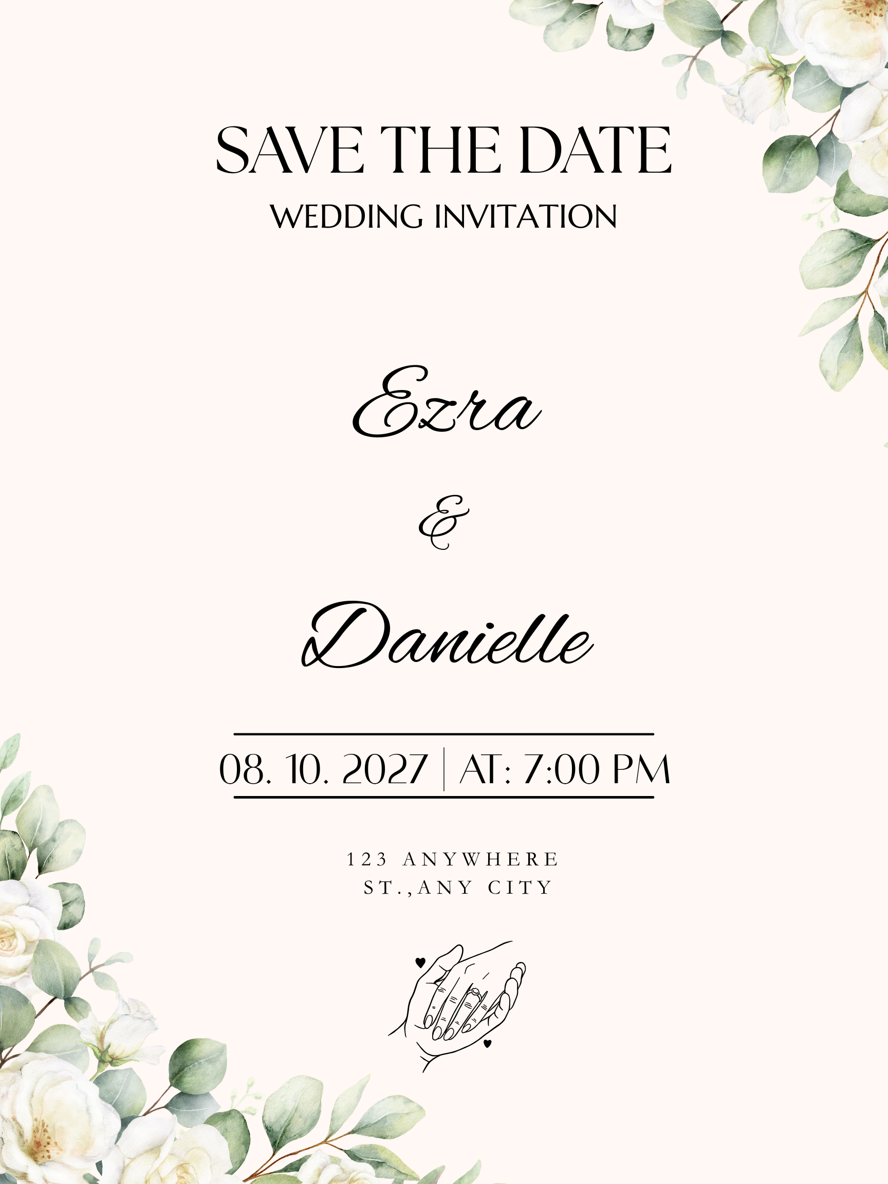 Custom Wedding Invitation Template