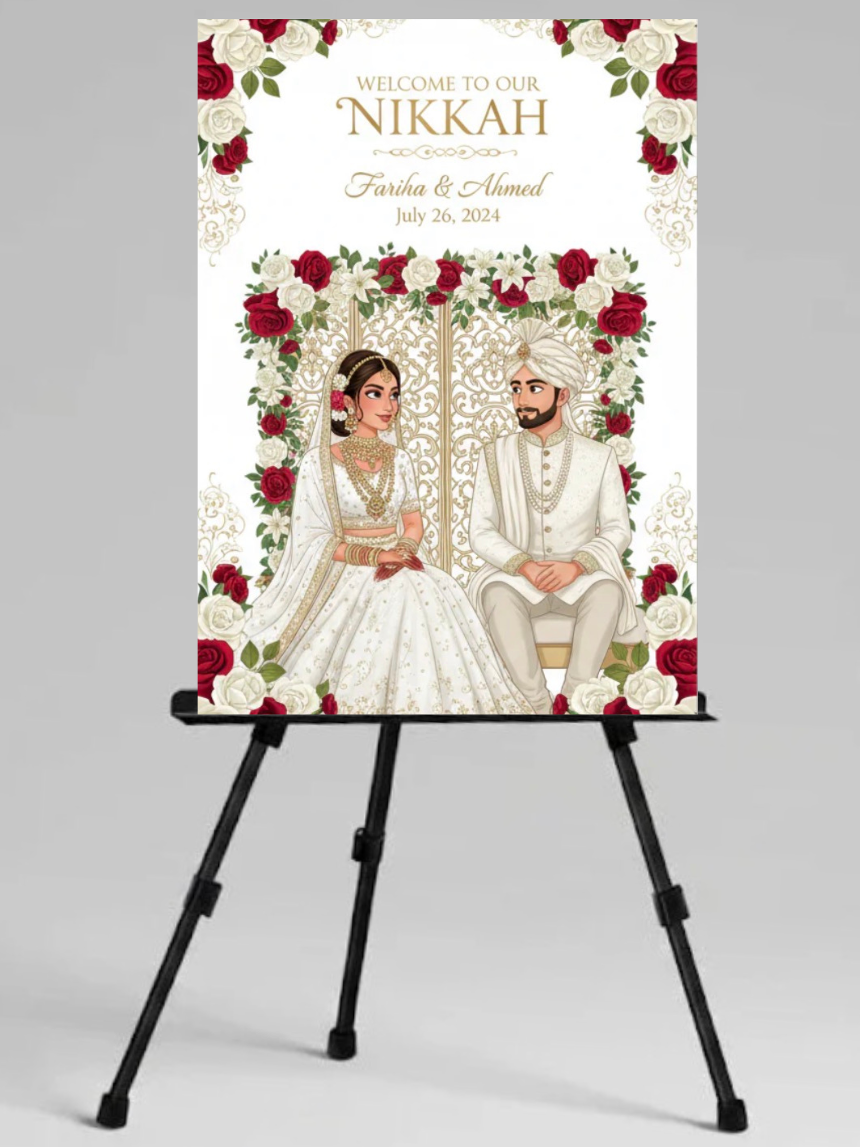 Nikkah Welcome Sign
