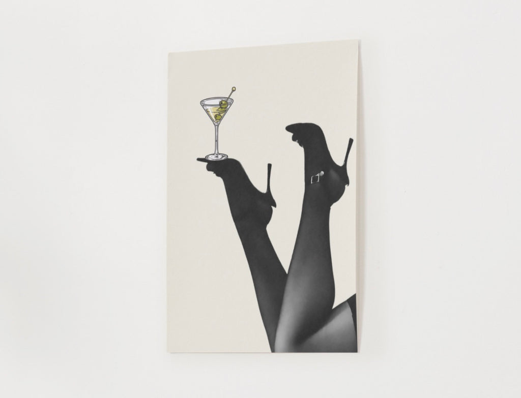 Martini Silhouette Poster