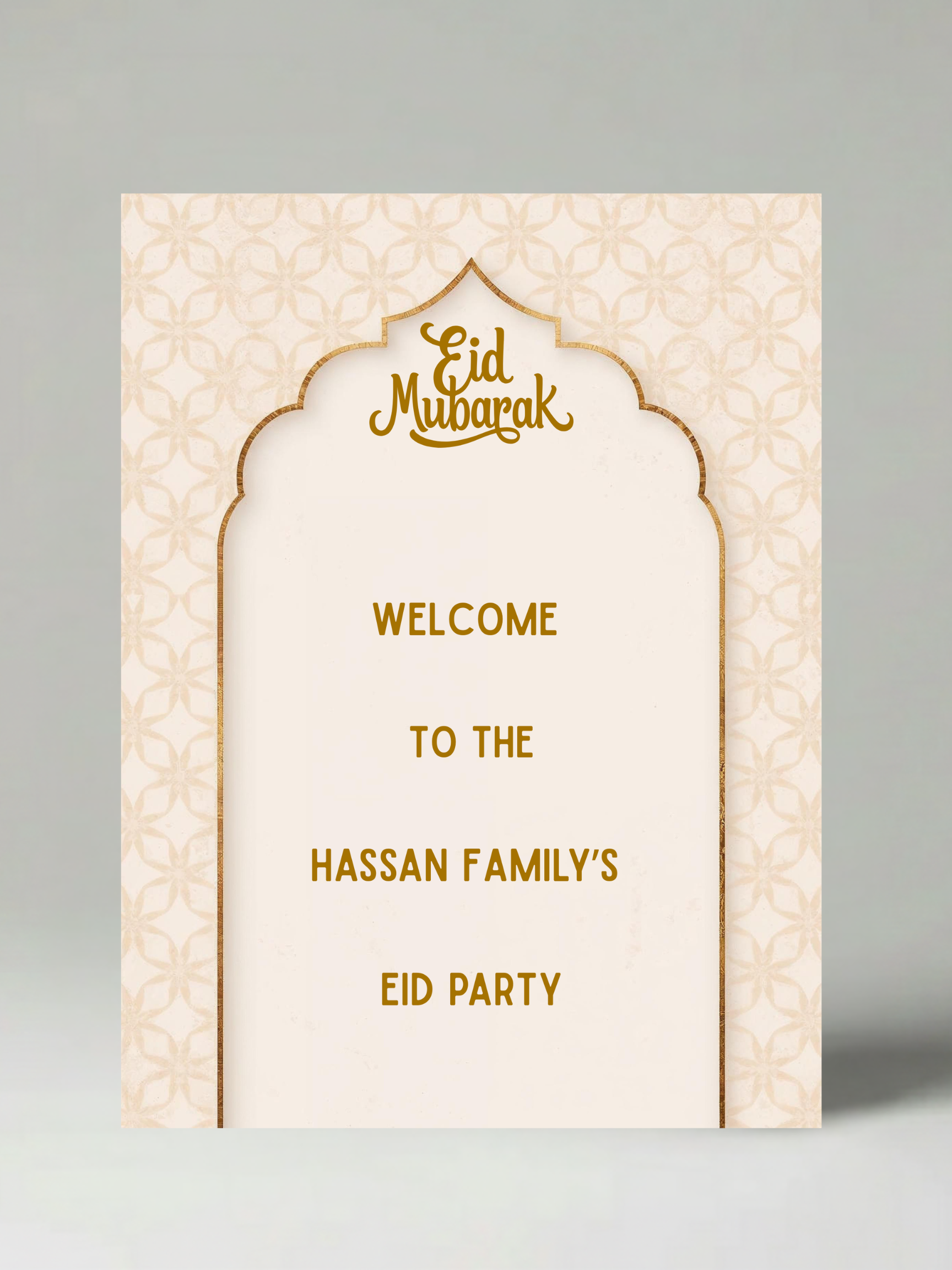 Eid Welcome Sign